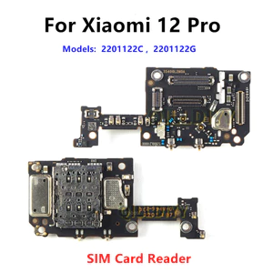 Thẻ SIM Giá Đỡ Khe Cắm Đầu Đọc Ổ Cắm Cáp Mềm Bảng Kết Nối Cho Xiaomi 12 Pro