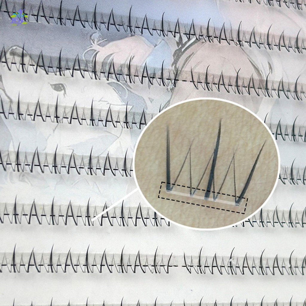 Lông mi phân đoạn dưới DIY Wispy dưới lông mi giả để trang điểm du lịch dự tiệc hàng ngày