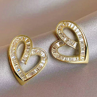 Bông tai zircon bạc S925 - Quà tặng đẹp cho nữ sinh viên
