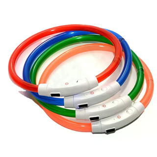 Vòng cổ chó LED phát sáng Vòng cổ chó USB có thể sạc lại TPU Glow An toàn Vòng cổ chó cơ bản cho lớn vừa nhỏ
