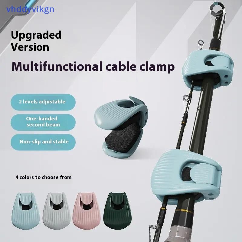Bộ Kẹp Cần Câu Đa Năng 2/4/6 Cái, Thiết Kế Nhỏ Gọn Dễ Mang Theo Cho Cần Câu Cá