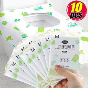 Thảm vệ sinh dùng một lần cực dày 60x40cm, Thiết kế chống vỡ & chống rách, chống dính nhanh để bảo vệ vệ vệ sinh khi du lịch / cắm trại