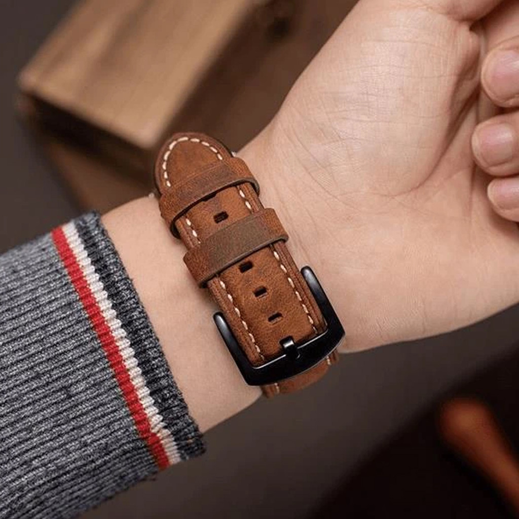 Dây da cho dây đeo Amazfit T-REX 3 / T-REX 2 cho phụ kiện Correa vòng tay Amazfit T-Rex / T-Rex 2 Ultra