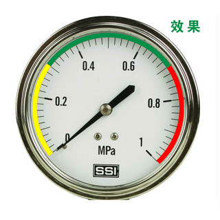 Đồng Hồ Đo Áp Suất Ba Màu, Miếng Dán Nhãn Dụng Cụ Kiểm Tra Điểm, Chỉ Dẫn Đổi Logo sang SXG