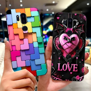 Dành Cho LG G7 ThinQ Ốp Lưng LM-G710 G710 Bao Sang Trọng Rồng Sư Tử Hoạt Hình Silicon Mềm Ốp Lưng Điện Thoại Cho LG G7 Plus LM-G710N G7 + Ốp Lưng