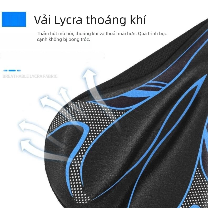 cử động Vỏ bọc yên xe đạp  bằng silicon dày dặn chất lượng cao，Siêu mềm， dễ chịu