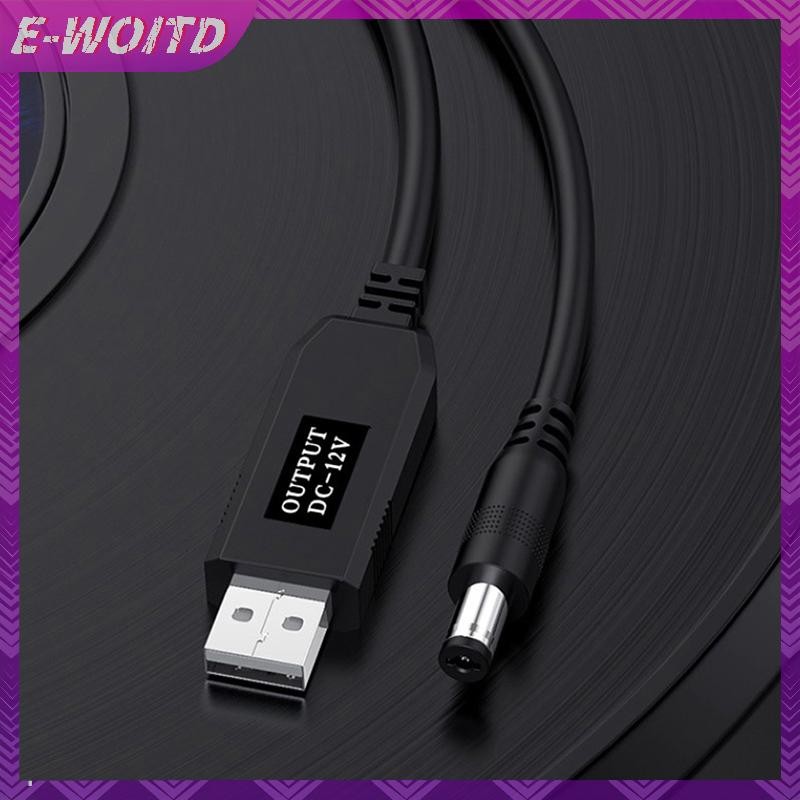 Đầu nối cáp WiFi sang cáp E-WOITD Bộ chuyển đổi tăng cường cáp USB 5V sang 12V Dây tăng cường cho bộ định tuyến Wifi Modem loa quạt HNVN