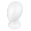 Đầu Mannequin xốp WANYEDI, Đế trưng bày tóc giả ổn định màu trắng, Đế trưng bày mũ nhẹ