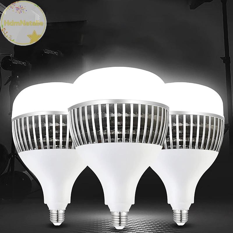 HdmNatalie 1 Bóng Đèn LED E27 Công Suất Cao Đèn Để Xe 220V Cho Nhà Chiếu Sáng Gia Đình 50-300W Bóng Đèn Độ Sáng Cao VN