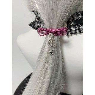 Chính Hãng Văn Hóa Châu Á Gothic Phụ Kiện Độc Đáo Punk Nơ Tóc Dây Tóc Phụ Kiện Tóc