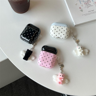 Chấm chặn màu cho AirPods 1 / 2 3 Pro Pro2 Pro3 Airpod4 Bộ tai nghe Vỏ bảo vệ Bluetooth không dây AirPods pro2 Pro3 3 4 Vỏ bảo vệ tai nghe