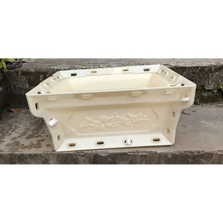 KHUÔN ĐÚC CHẬU CHỮ NHẬT vUÔNG GÓC 35 x 25 x 16cm – NHỰA ABS CAO CẤP