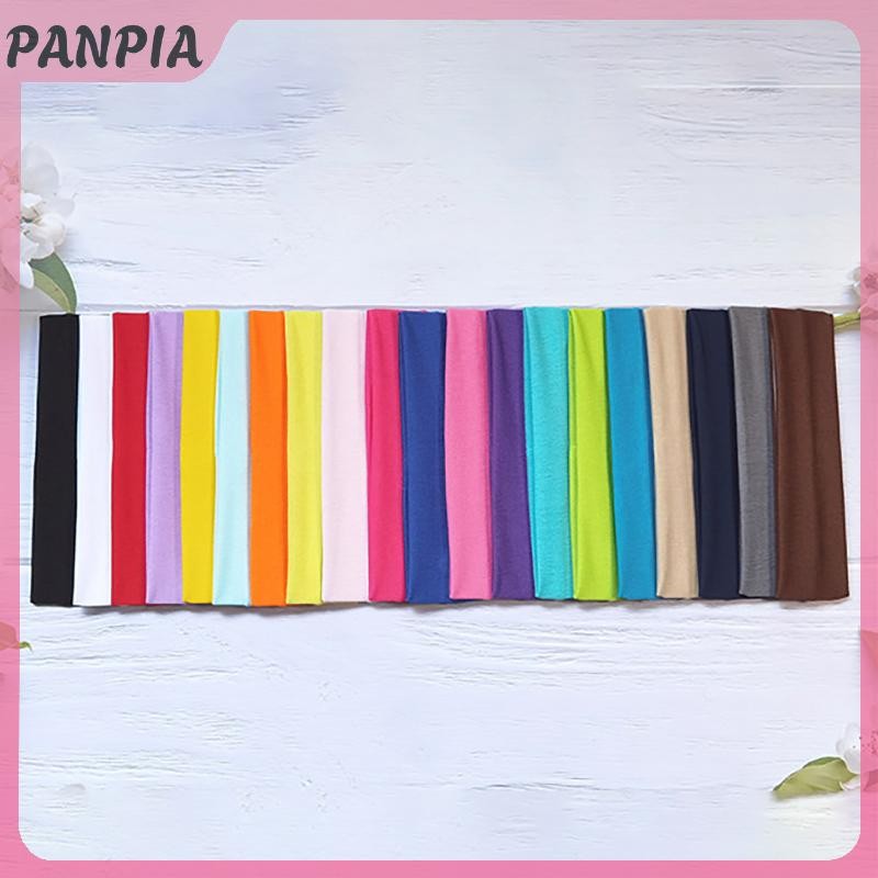 PANPIA-Sport Yoga Headbands, Băng đô Cotton co giãn mềm mại thời trang Băng đô co giãn Yoga