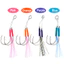 Móc Jigging 10#-20#, thép carbon cao cấp, móc đôi bền bỉ cho câu cá