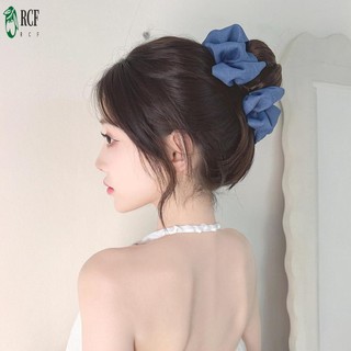 Tousled Updo Hairpieces với Kẹp Updo Phần Mở Rộng Tóc Mũ Đa Năng Phụ Kiện Tóc Mũ Đội Đầu
