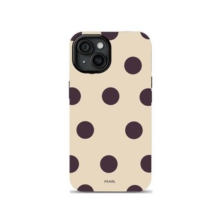 Ốp Điện Thoại Thích Hợp Cho iPhone Vỏ Điện Thoại Chấm Bi Màu Nâu Đơn Giản Thích Hợp Cho iPhone16e / 15 / 14promax / 13 / 12 / 11 Ốp Bảo Vệ Cứng Hai Trong Một 2VVVY