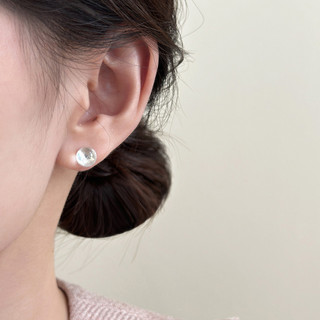 Bông tai hạt tròn thiết kế mới phong cách thoáng mát, phù hợp cả trước và sau