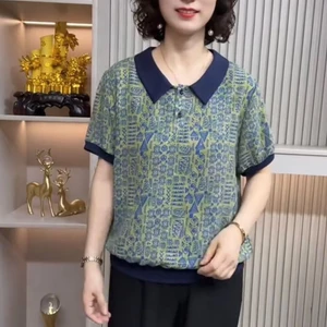 Áo thun ngắn tay dáng rộng thời trang mới mùa hè dành cho nữ