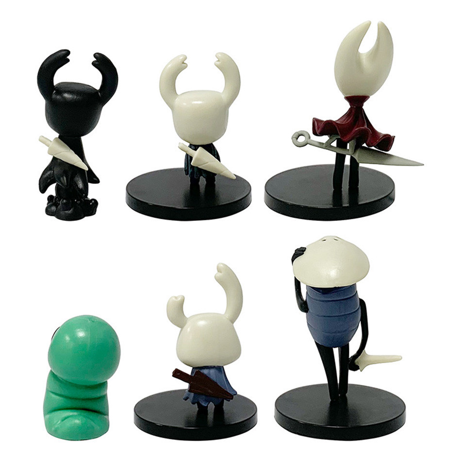 6 Cái / gói Hollow Knight Silksong Hình 6-8cm Hornet Mô Hình Chơi Game Ngoại Vi Máy Tính Để Bàn Đồ Trang Trí Đồ Chơi Trẻ Em