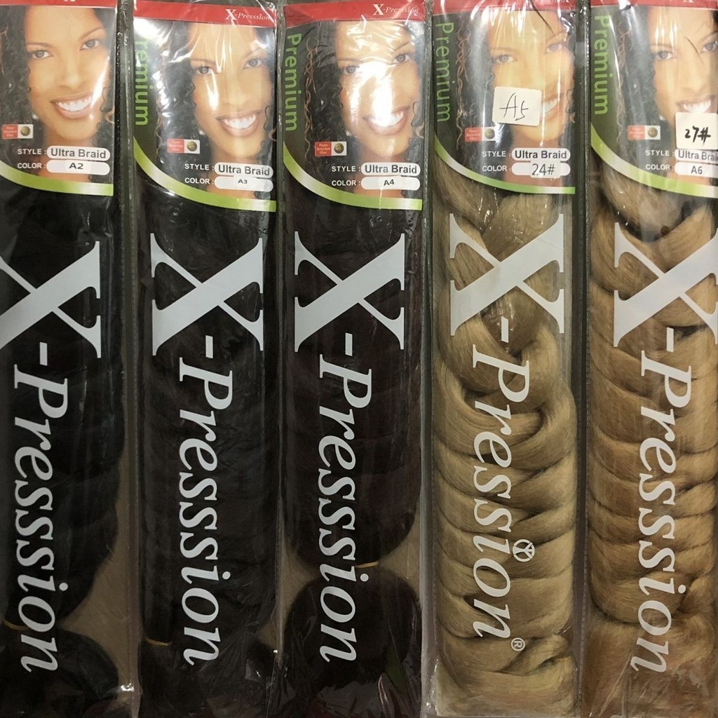 Xpression 165g Tóc bím tóc Châu Phi ❈ ❈ Xpression 165g Tóc bện Châu Phi ❈ ❈ 710