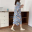 đầm ngủ mặc nhà in hoạt hình cute dễ thương mùa hè big size nữ