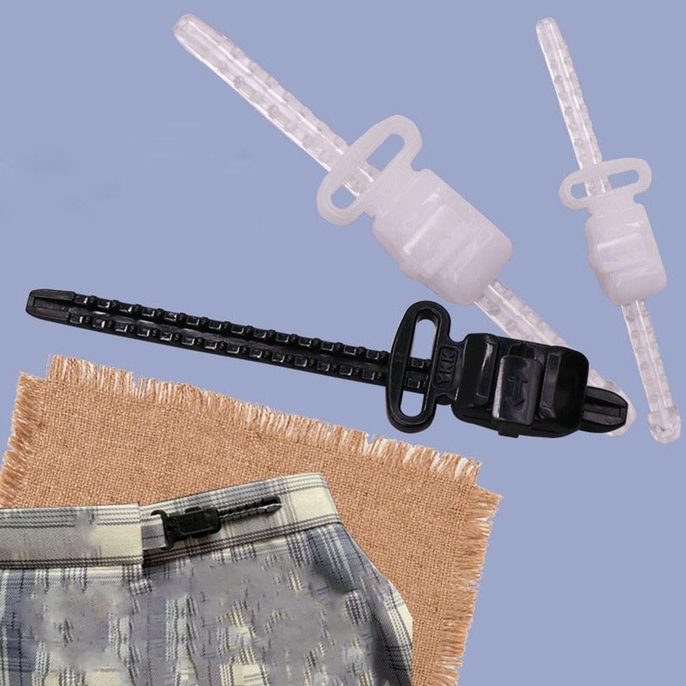 [DEMO3] 5 Kẹp Điều Chỉnh, Đồng Phục Nhựa 6 / 8cm Đen / Trắng, Phụ Kiện Hành Lý Khóa Vali