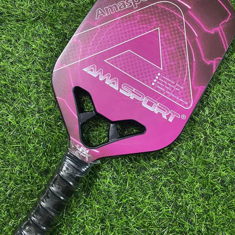 Vợt Pickleball Ama Sport JP80-2 Chính Hãng Siêu Nhẹ Lõi Carbon 13mm Thiết kế Hiện Đại Tặng Kèm Bao Vợt+2 Quả Bóng Xịn