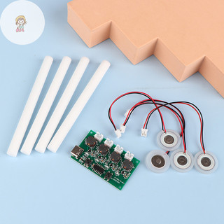 TWE DC5V Type-C Máy tạo độ ẩm DIY Bộ dụng cụ tạo sương mù Bảng mạch điều khiển 4 Tấm phim phun sương Mô-đun Oscillag VN