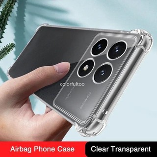 Ốp Lưng Cho Xiaomi Redmi K70 Ultra K70Ultra 5G Trong Suốt Túi Khí Mềm TPU Silicon Vỏ Điện Thoại Mềm Trong Suốt Chống Sốc Ốp Lưng Bảo Vệ Ống Kính Máy Ảnh Ốp Lưng
