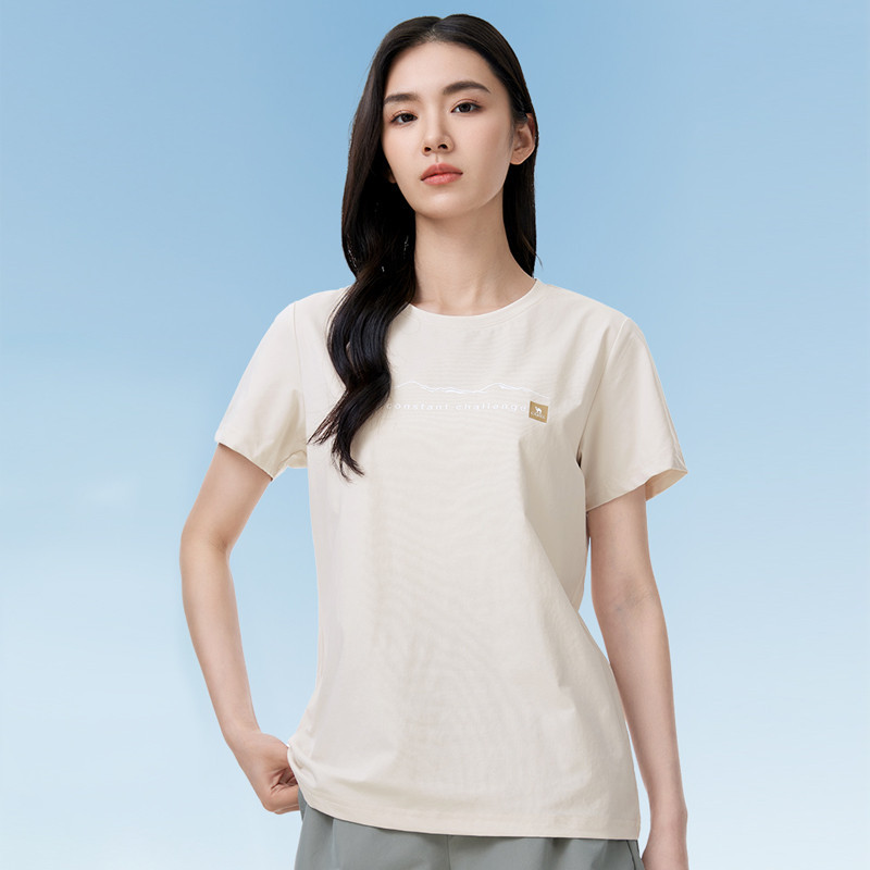 Ảnh CAMEL CROWN Sợi Chống Nắng Tay Ngắn Ngoài Trời Thoáng Mát Nhanh Khô Áo Thun Nam Nữ Thoáng Khí Top 3