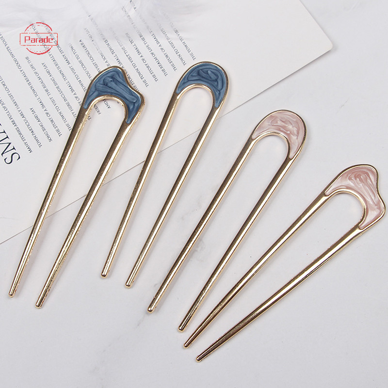 Diễu Hành Kim Loại Hình Chữ U Tóc Nữ Thanh Lịch Men Kẹp Tóc Nữ Mũ Mới VN