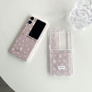 Ốp điện thoại gấp cho Oppo Find N2 N3 Flip Fresh mảnh hoa nhỏ Vỏ điện thoại TPU cứng