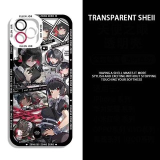 Game Zenless Zone Zero Ellen Joe Vỏ Cho Samsung Galaxy A05 A05S A14 A15 A33 A73 A34 A35 A12 J7 Prime Angel Eyes Anime TPU Trong Suốt Mềm Mại Dễ Thương Ốp Điện Thoại