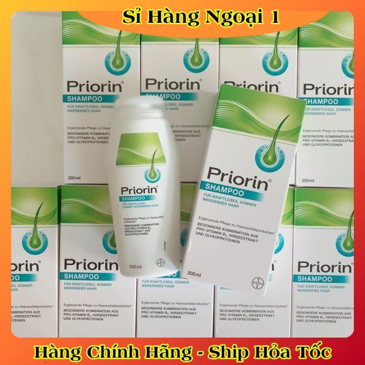 Dầu gội Priorin chống rụng tóc - kích thích mọc tóc dày và dài - Nội địa Đức Đủ Bill