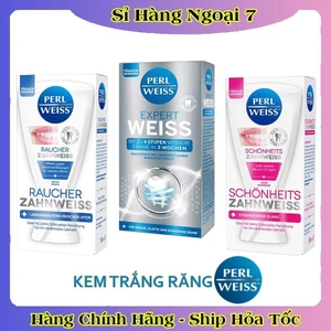 Kem đánh răng Perl Weiss Đức 50ml, làm sạch & tẩy trắng răng, mùi thơm của Đức