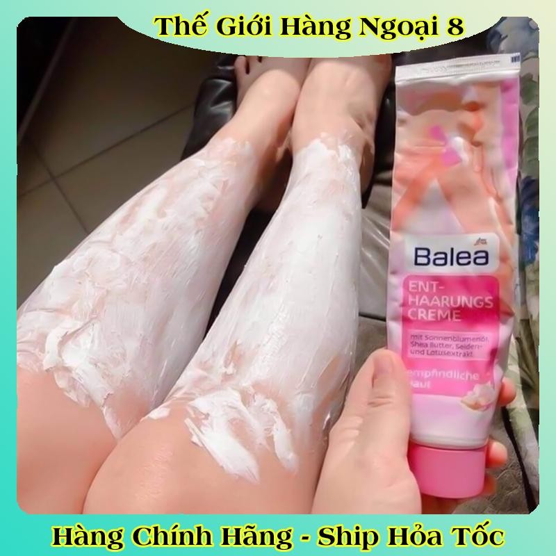 [DATE MỚI] Kem tẩy lông BALEA Enthaarungs Creme 125ml triệt lông an toàn phù hợp với mọi loại da -Hàng nội địa Đức