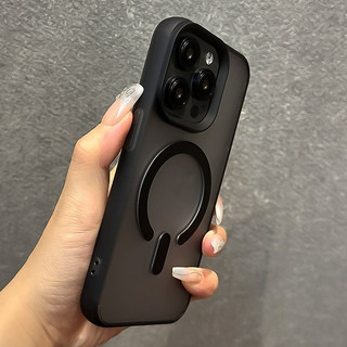 Ốp Điện Thoại Mềm Từ Tính Màu Kẹo Mờ Sang Trọng Cho iPhone 15 14 13 12 11 Pro Max 15 Plus Ốp Lưng Bảo Vệ Ống Kính Máy Ảnh Ốp Lưng Chống Sốc Vỏ iPhone