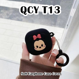 [imamura] Dành cho vỏ QCY T13 Vỏ silicon mềm Niche Phim hoạt hình Vỏ tai nghe