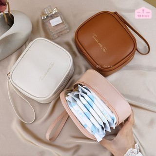 Túi đựng phụ kiện và mỹ phẩm nhỏ Twinkle little star da PU cao cấp dáng vuông