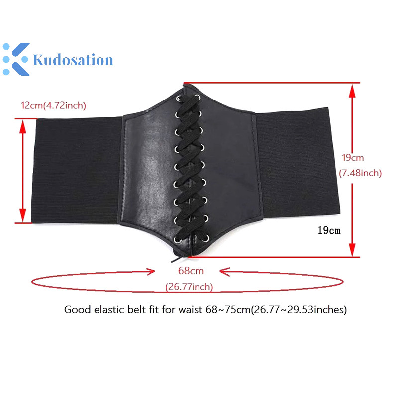 Kudosation Đen Body Shapewear Nữ Gothic Quần Áo Underbust Eo Cincher Huấn Luyện Da Pu Co Giãn Gợi Cảm Cô Dâu Áo Liền Quần Và Bustiers Đẹp