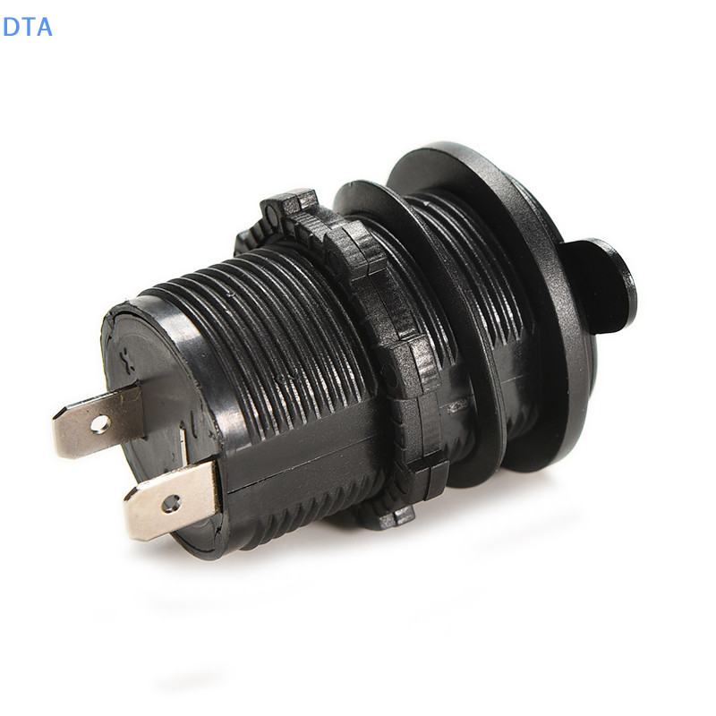 Dta Ổ cắm xe hơi 12V chống nước Bộ sạc USB Bộ chuyển đổi nguồn Ổ cắm PO