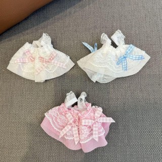 Quần áo váy công chúa búp bê Cotton 10–15 cm, 7 kiểu dáng dễ thương, phụ kiện trang trí