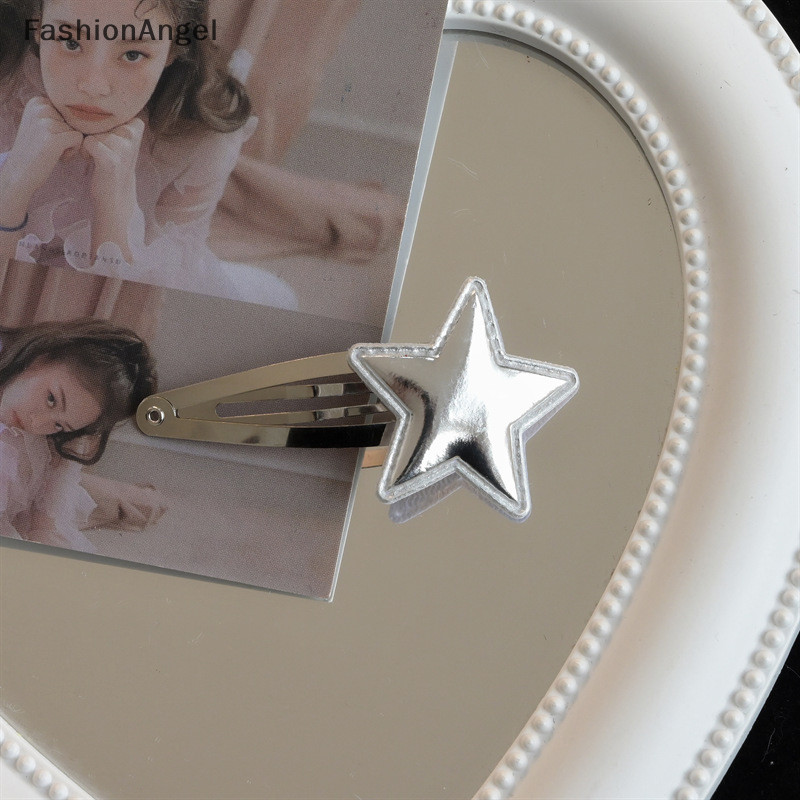 FashionAngel Bông Tai Kẹp Ngôi Sao Bobby Pin Ngọt Ngào Dễ Thương Pentagram Barrettes Hợp Thời Trang Cho Nữ Thẩm Mỹ Kẹp Bên Phụ Kiện Tóc Quà Tặng TH