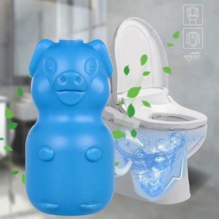 Lọ thả bồn cầu con heo khử mùi tẩy rửa diệt khuẩn nhà vệ sinh tiện lợi #A52