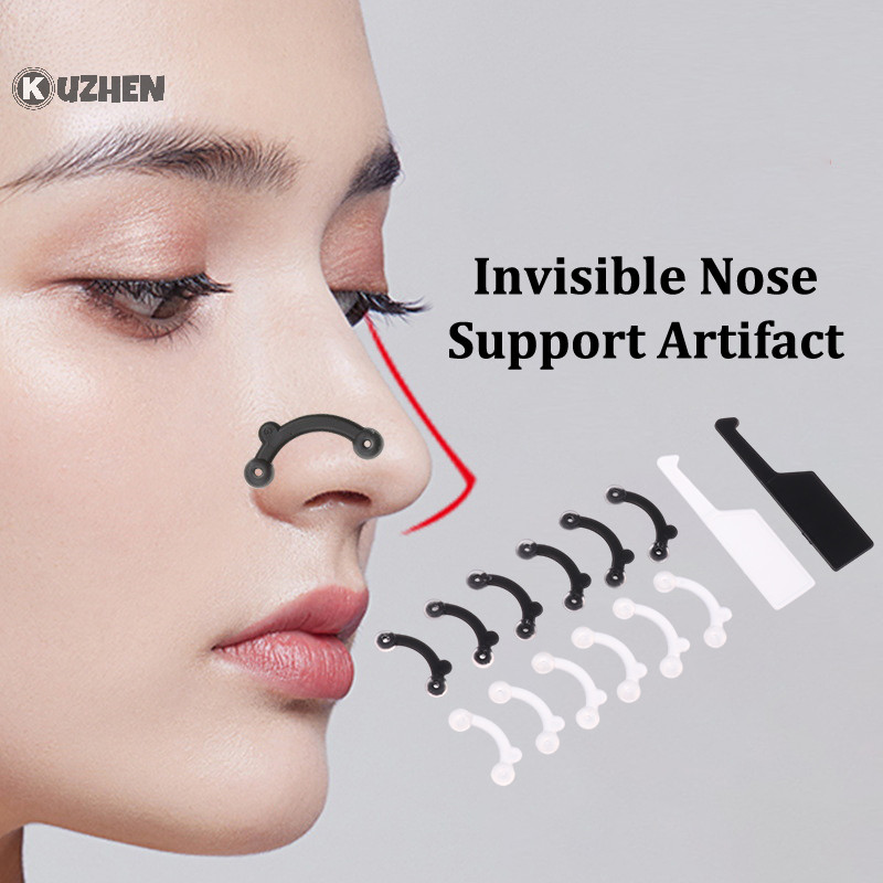 Kuzhen 3 Cái Làm Đẹp Mũi Kẹp Corrector Dụng Cụ Massage Mũi Lên Ligg Định Hình Kẹp Clipper Shaper Cầu Thẳng Không Đau 3 Kích Thước HOT