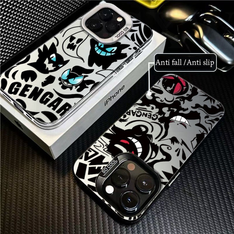 Xu Hướng Anime Pokemon Gengar Mờ Ốp lưng OPPO A57 A77 A77S F5 F7 F9 F11 Pro F1S Find X7 X6 X5 Pro X7 Ultra Ốp Lưng Chống Sốc Cao Cấp