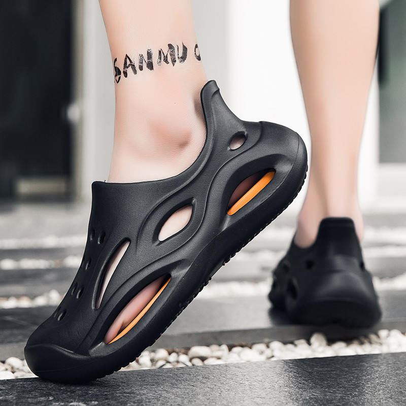 Dép EVA Nam Mùa Hè Chống Thấm Nước, Slip-on, Mềm, Thời Trang, Đi Biển