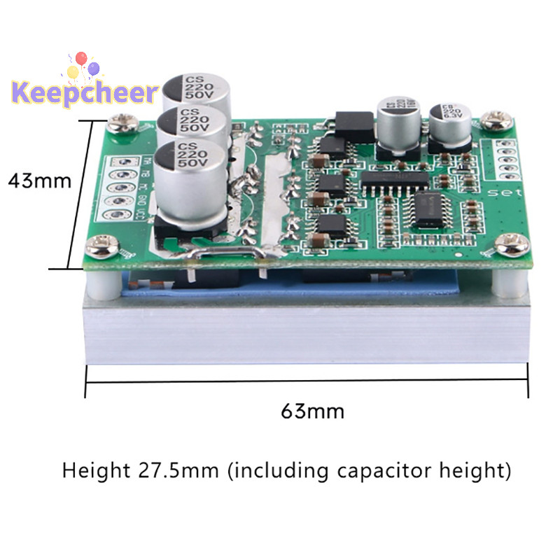 [Keepcheer] Bộ điều khiển tốc độ động cơ không chổi than 500W 12-36V Bảng điều khiển động cơ miễn phí Hội trường Mô-đun điều chỉnh tốc độ ngược Foward công suất cao [Mới]
