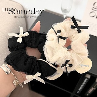 Luimo Thời Trang Hợp Thời Trang Nơ Scrunchies Dành Cho Nữ Bé Gái Co Giãn Đuôi Ngựa Giá Đỡ s Ngọt Ngào Tóc Tinh Tế Phụ Kiện Tóc SBS