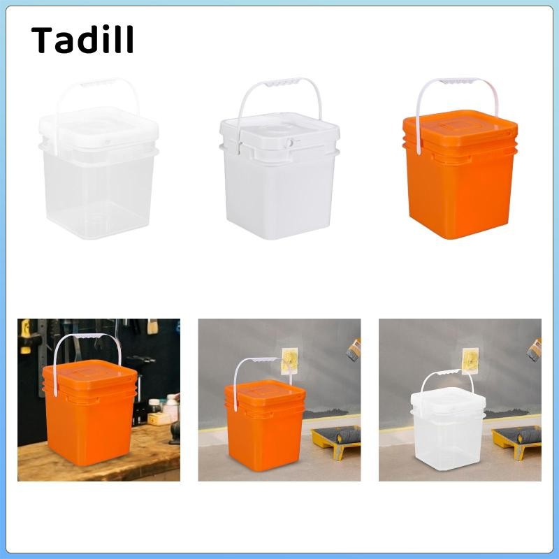 Hộp đựng thực phẩm thùng vuông 10L có tay cầm và mục đích cho đồ thủ công nghệ thuật Dự án Vệ sinh gia đình tại nhà